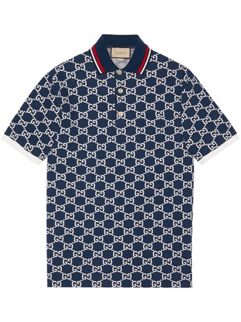 Gucci GG Jacquard Polo Shirt 